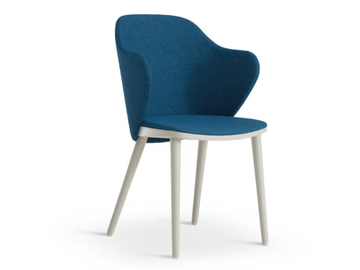 PAGE 671 - Upholstered fabric chair with armrests by Origins 1971 - view 2